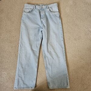 Arket Mist Wide Leg Jeans 32x27